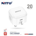 NITU NTC193 20W PD USB-C Fast Charger (UK Foldable Plug) - Image 2