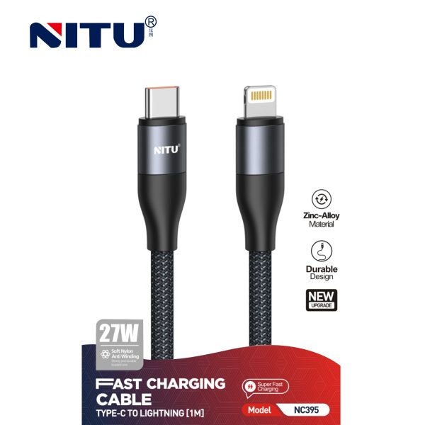 NITU NC395 27W Type-C to Lightning Fast Charging Cable