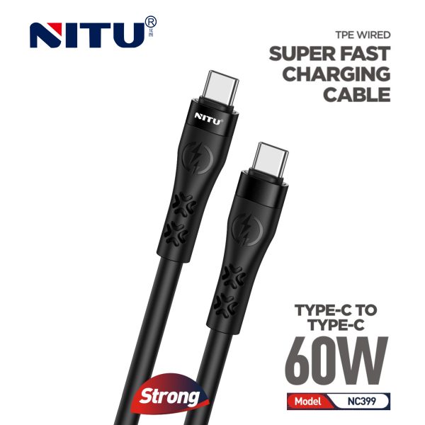 NITU NC399 60W Type-C to Type-C Fast Charging Cable