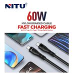NITU NC399 60W Type-C to Type-C Fast Charging Cable - Image 2
