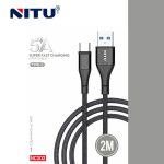 NITU NC202 USB-A to Type-C 5A Fast Charging Cable (2M)