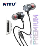 NITU Type-C Wired In-Ear Earphones with Mic and Control