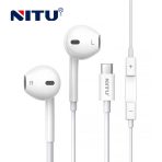 NITU NE45 Type-C Wired In-Ear Earphones with Mic and Volume Control