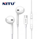 NITU NE45 Type-C Wired In-Ear Earphones with Mic and Volume Control