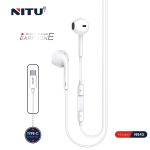 NITU NE45 Type-C Wired In-Ear Earphones with Mic and Volume Control - Image 4