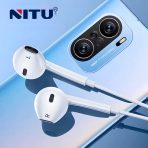 NITU NE45 Type-C Wired In-Ear Earphones with Mic and Volume Control - Image 2
