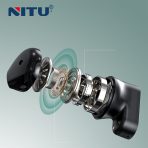 NITU Wireless Bluetooth Earbuds with Charging Case - Image 2