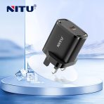 NITU 25W USB-C PD Fast Charger (UK Plug) - Image 2