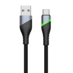 NITU NC406 3A Fast Charging USB-A to USB-C Rainbow Braided Cable (1m)