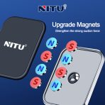 NITU NH78 Multi-Angle Folding Magnetic Car Phone Holder - Image 3