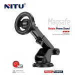 NITU NH61 MagSafe-Compatible 360° Rotating Magnetic Car Phone Holder