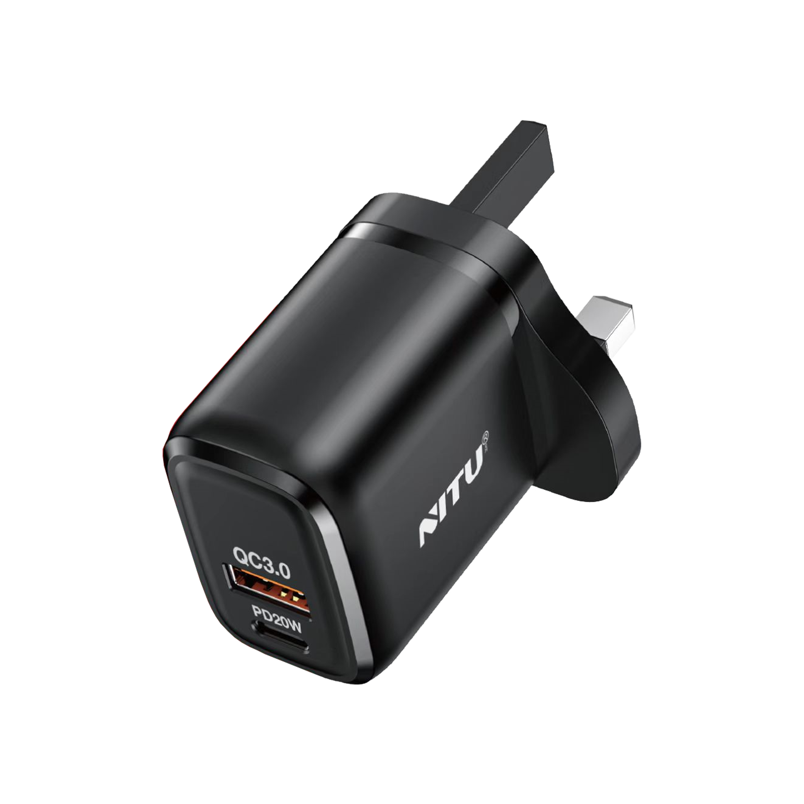 NITU 20W Dual‑Port Fast Travel Charger (NTC‑145)