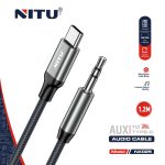 NITU NX025 Type‑C to 3.5mm AUX Audio Cable (1.2M)